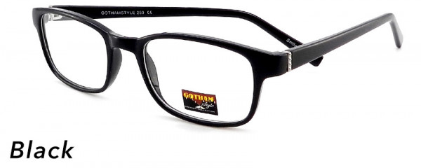 Smilen Eyewear Gotham Premium GothamStyle 250* Eyeglasses, Black