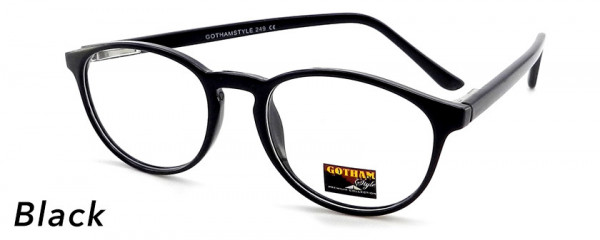 Smilen Eyewear Gotham Premium GothamStyle 249* Eyeglasses, Black