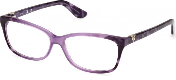 Guess GU2948-N Eyeglasses, 083 - Shiny Violet / Violet/Striped