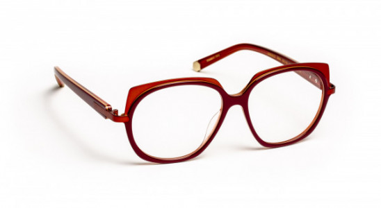 VOLTE FACE UNESCO Eyeglasses, 3566 CHERRY / ORANGE