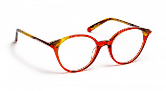 VOLTE FACE TRACY Eyeglasses, 3595 RED TRANSPARENT / CHESTNUT