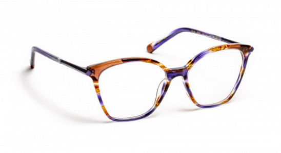 VOLTE FACE TILIA Eyeglasses, 2590 PURPLE AND TOFFEE GRADIENT / BROWN GLOSSY