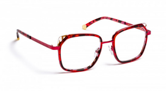 VOLTE FACE SALLY Eyeglasses, 3090 DEMI RED/SATIN RED