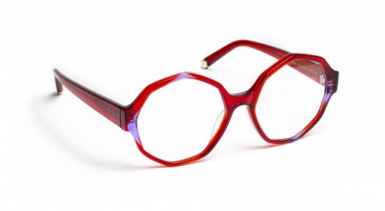 VOLTE FACE TERESA Eyeglasses, 3070 RED / PURPLE TRANSPARENT