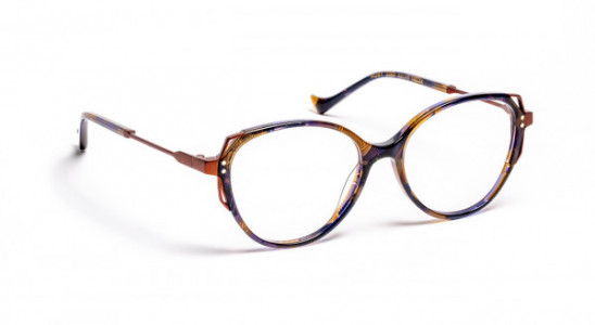 VOLTE FACE RUBY Eyeglasses, 2069 DEMI BLUE/COPPER