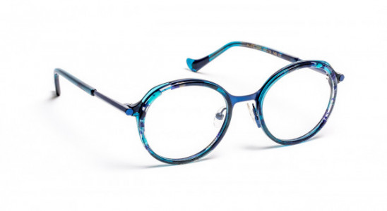 VOLTE FACE ROSY Eyeglasses, 2545 NIGHT BLUE / GREEN