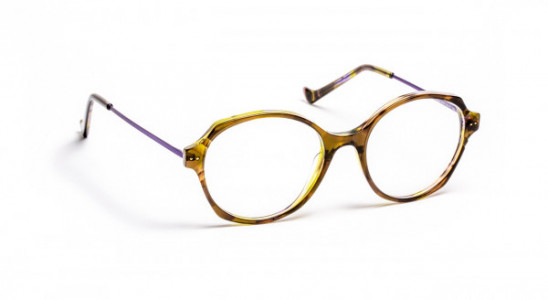 VOLTE FACE RAJA Eyeglasses, 4570 KHAKI / PURPLE