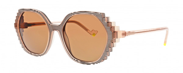 Face a Face BOCCA PIXIES 1 Sunglasses, TRANSPARENT STRIPED AMBER