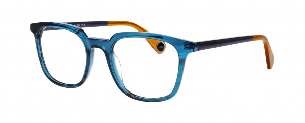 Woow JET LAG 2 Eyeglasses, BLUE TRANSPARENT BLACK