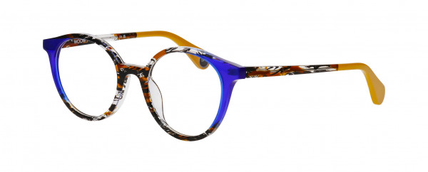 Woow LOOP IN 1 Eyeglasses, CARAMEL TURQUOISE CAMOUFLAGE