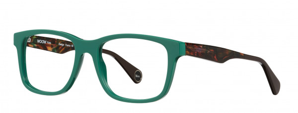 Woow MAD MEN 2 Eyeglasses, GREEN EMERALD OPAQUE