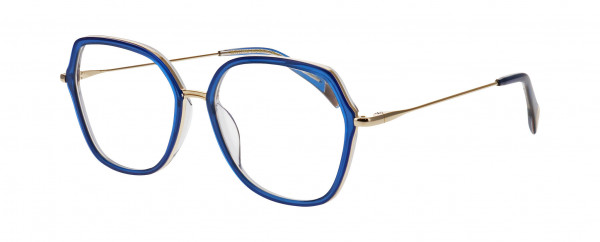 William Morris FAYE Eyeglasses, BLUE MEDIUM SHINY