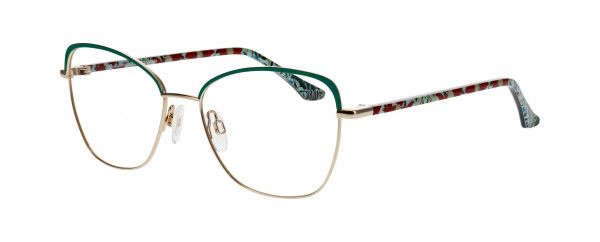 William Morris 70013 Eyeglasses, GREEN MEDIUM MATT