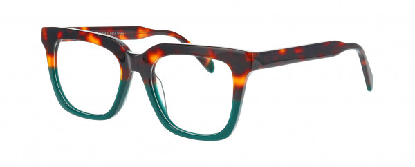 Charles Stone 30165 Eyeglasses, GREEN DARK DEMI