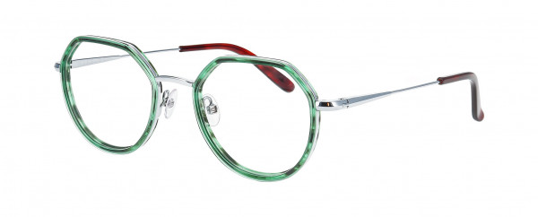 Nifties NI8550 Eyeglasses, GREEN MEDIUM DEMI