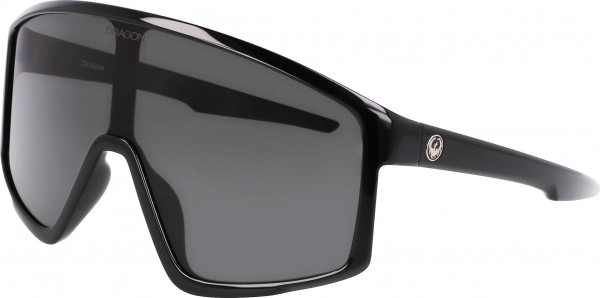 Dragon DR AMPED LL Sunglasses, (001) BLACK/LL SMOKE