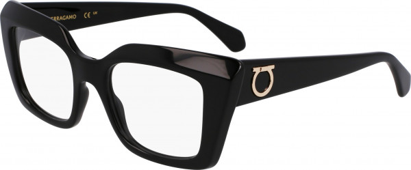 Ferragamo SF3008 Eyeglasses, (001) BLACK