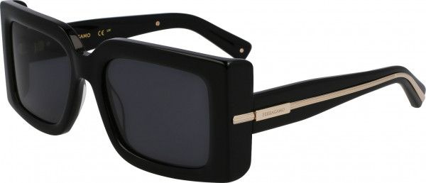 Ferragamo SF2032S Sunglasses, (001) BLACK