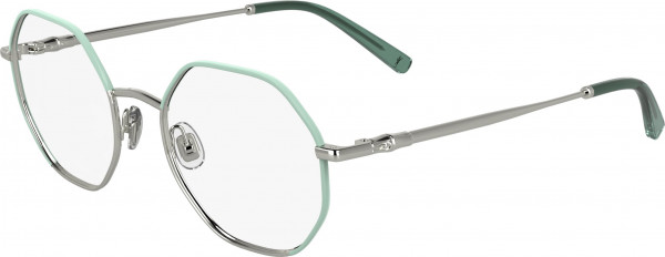 Longchamp LO2166 Eyeglasses, (045) SILVER/GREEN