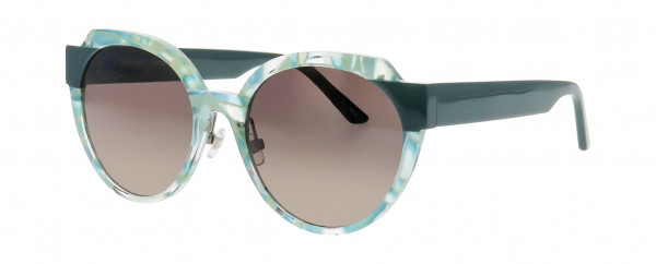 Prodesign Denmark SOL 2 Sunglasses, AQUA MEDIUM DEMI