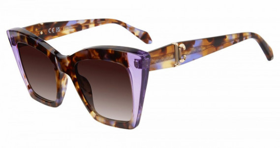 Just Cavalli SJC106V Sunglasses, Shiny Brown/violet Havana 0AN