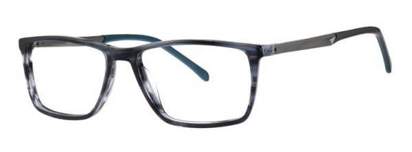 Vue V1183 Eyeglasses, C2 GREEN STRIPE