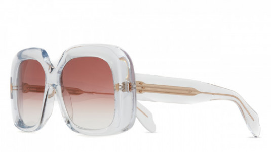 Cutler and Gross CGLE989156 Sunglasses, (001) CRYSTAL ROSE GOLD 18KT