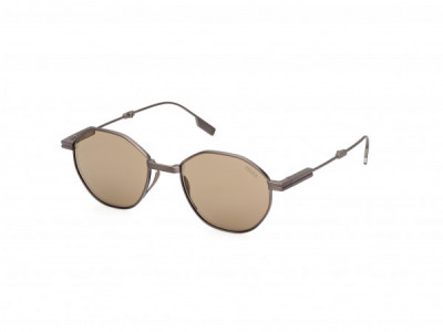 Ermenegildo Zegna EZ0247 Sunglasses, 34E - Shiny Satin Light Bronze / Shiny Satin Light Bronze