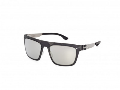 ic! berlin IC0027 FLX_S05 Sunglasses, 02A - Matte Black / Matte Black