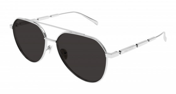 Alexander McQueen AM0478S Sunglasses, 001 - SILVER with GREY lenses