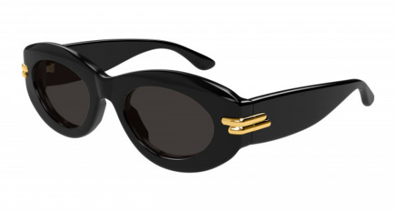 Bottega Veneta BV1322S Sunglasses, 001 - BLACK with GREY lenses