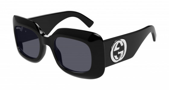 Gucci GG1695S Sunglasses, 001 - BLACK with GREY lenses