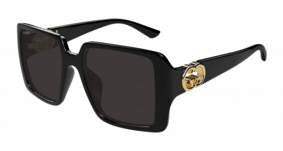 Gucci GG1692SA Sunglasses, 001 - BLACK with GREY lenses