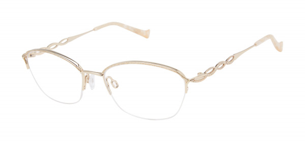 Tura R149 Eyeglasses, Brown/Rose Gold (BRN)