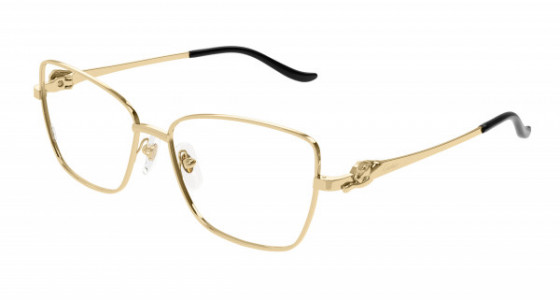 Cartier CT0523O Eyeglasses, 001 - GOLD with TRANSPARENT lenses