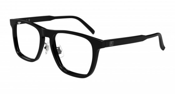 dunhill DU0096OA Eyeglasses, 001 - BLACK with TRANSPARENT lenses