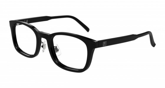 dunhill DU0095OA Eyeglasses, 005 - BLACK with TRANSPARENT lenses