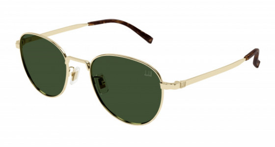 dunhill DU0085S Sunglasses, 002 - GOLD with GREEN lenses