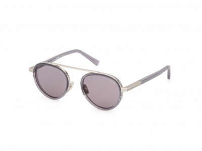 Ermenegildo Zegna EZ0242 Sunglasses, 20A - Shiny Grey / Shiny Grey