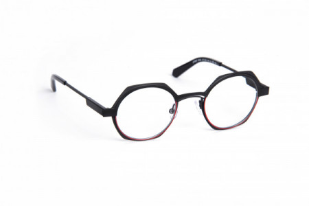 J.F. Rey JF3097 Eyeglasses, 0030 BLACK / RED