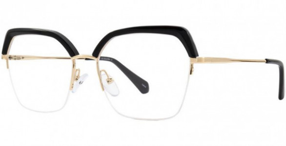 Cosmopolitan Clover Eyeglasses, SRGld/Blu