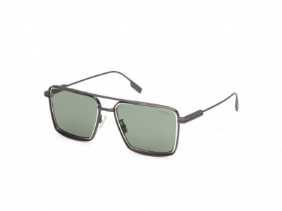 Ermenegildo Zegna EZ0257 Sunglasses, 09R - Matte Gunmetal / Matte Gunmetal