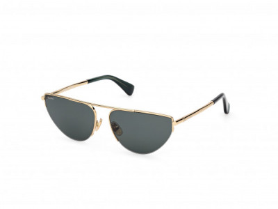 Max Mara MM0122 Sunglasses, 30N - Shiny Deep Gold / Shiny Deep Gold