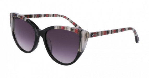 Draper James DJ7045 Sunglasses, 003 Black Stripe