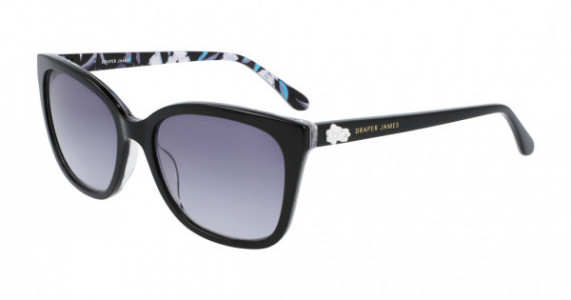 Draper James DJ7023 Sunglasses, 001 Black