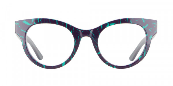 Vanni  V1676 Eyeglasses, red pattern