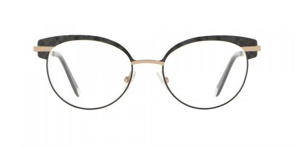 Vanni  M336 Eyeglasses, shiny rose gold / matt navy blue