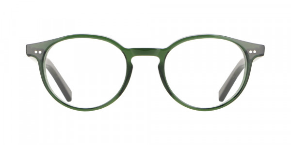 Vanni  V2252 Eyeglasses, transparent light grey / white havana temple detail