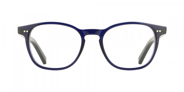 Vanni  V2251 Eyeglasses, transparent light grey / white havana temple detail