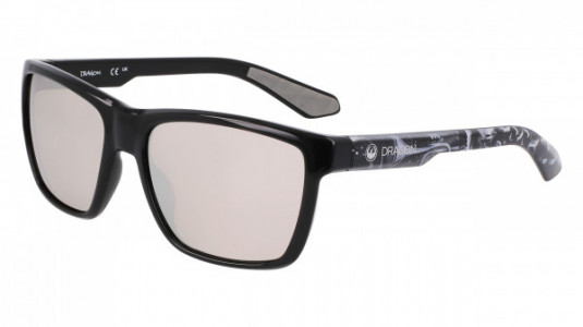 Dragon DR DALE ATH LL ION Sunglasses, (006) BLK/BW BENCHETLER/LL SILV ION